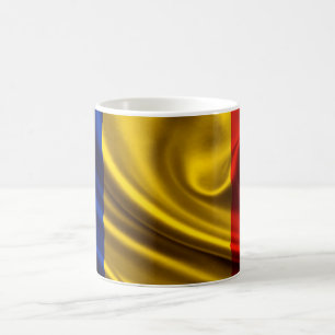 Mug Tissu de drapeau de la Roumanie