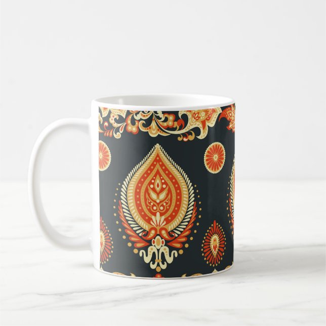 Mug Tissu ethnique oriental Paisley (Gauche)