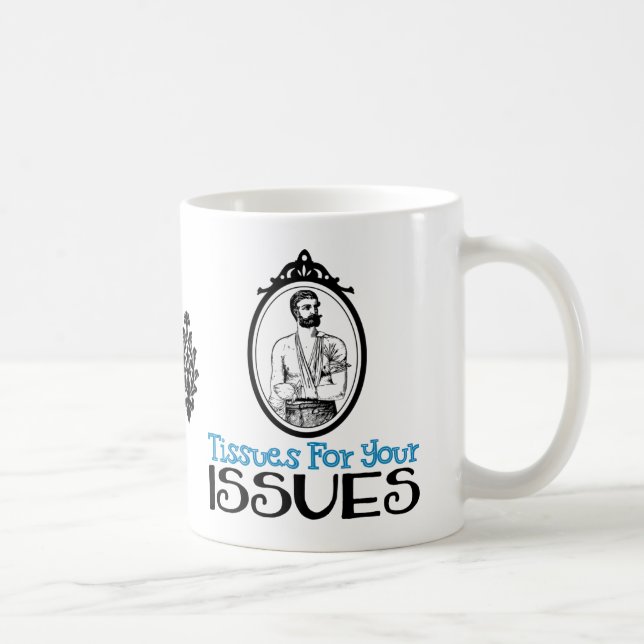 Mug Tissus Pour Vos Problèmes | Citation victorienne S (Droite)