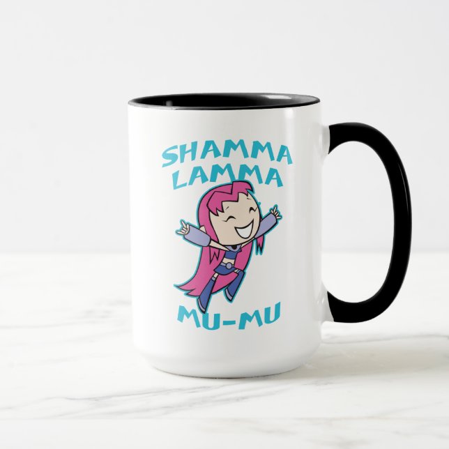 Mug Titans Ados, allez ! | Starfire "Shamma Lamma Mu-M (Droite)