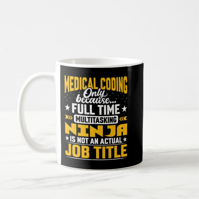 Mug Titre de couverture médicale   Funny Clinical Code (Gauche)