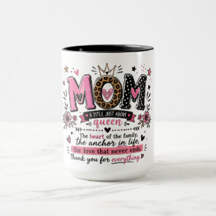 Mug Titre de maman inspirant au-dessus de la reine