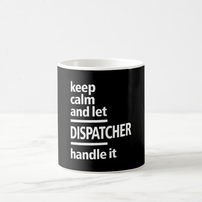 Mug Titre du travail du répartiteur Cadeau (Centre)