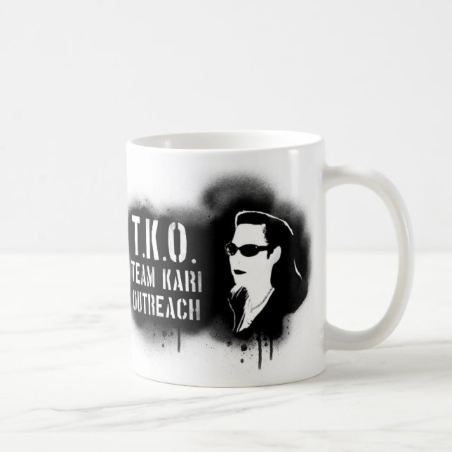 Mug TKO - Pochoir noir (Droite)