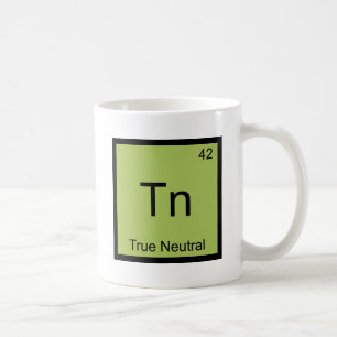 Mug Tn - Véritable symbole drôle neutre T d'élémen