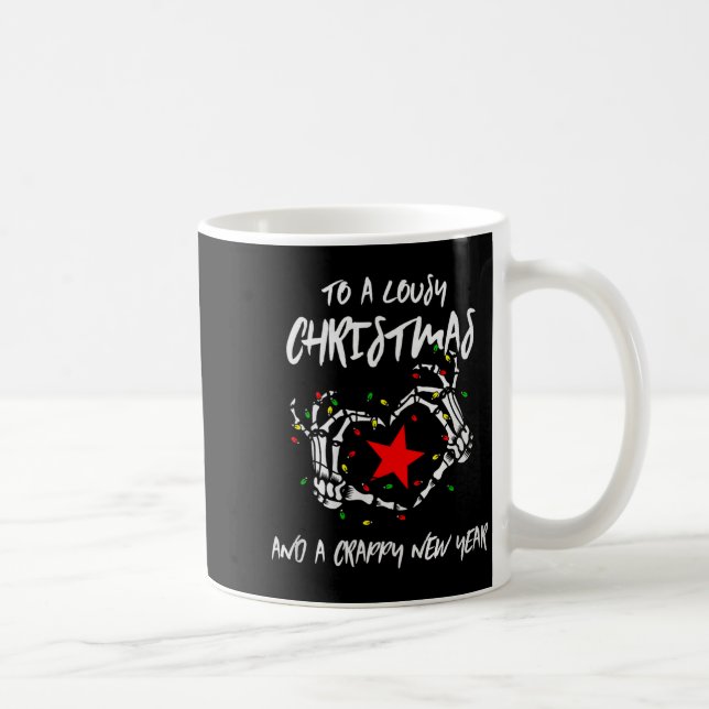 Mug To A Lousy Christmas And A Crappy New Year (anti X (Droite)