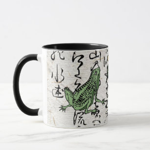 Mug Toad de grenouille botanique japonaise du XVIIIe s