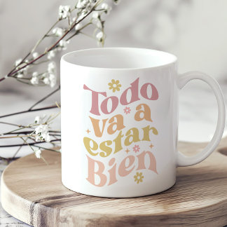 Mug "Todo Va a Estar Bien" Pastel Inspiration Super