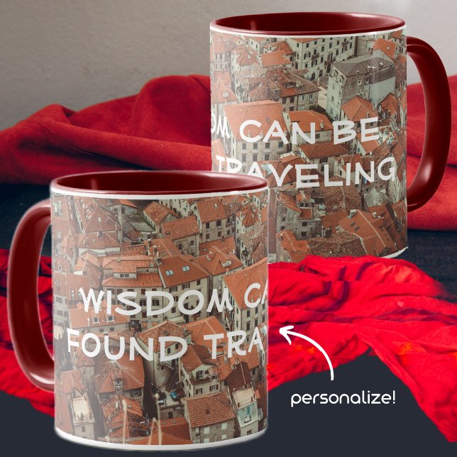 Mug Toits rouges de Kotor (Monténégro) (Créateur téléchargé)