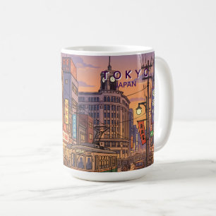 Mug Tokyo Japon Voyage Art Vintage