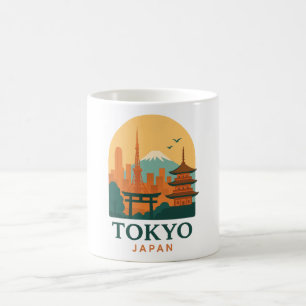 Mug Tokyo minimaliste Japon Voyage Moderne