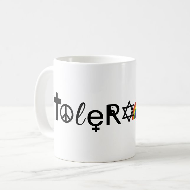 MUG TOLÉRANCE POUR TOUS (Devant gauche)
