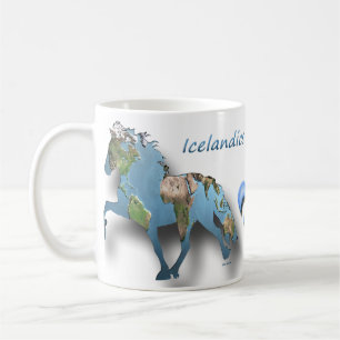 Mug Tolérer le monde du cheval islandais