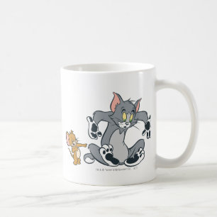 Mug Tom et chat noir de patte de Jerry
