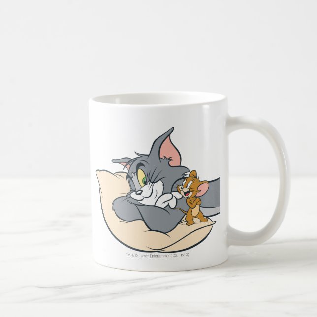 Mug Tom et Jerry sur le Coussin (Droite)