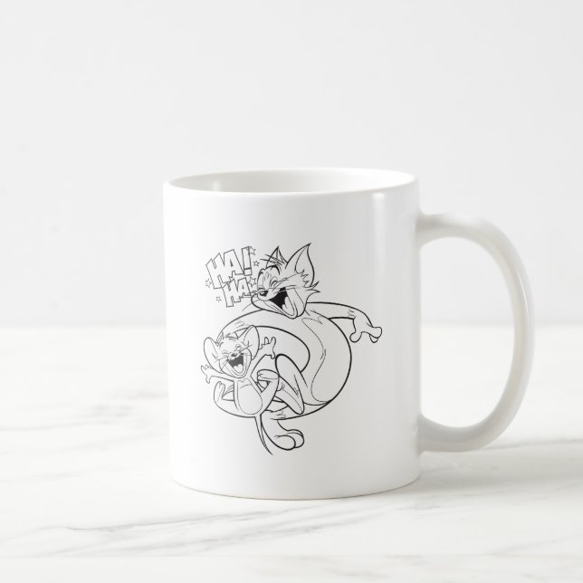 Mug Tom Et Jerry | Tom Et Jerry Rient (Droite)