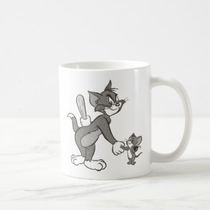 Mug Tom et poignée de main trompeuse de Jerry