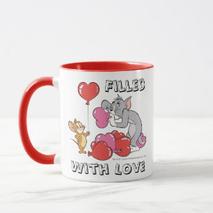 Mug Tom & Jerry Inflate Valentine Heart Ballons
