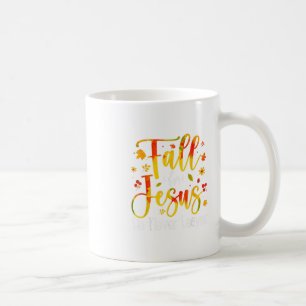 Mug Tombez Pour Jésus Il Ne Quitte Jamais Feuilles D'a
