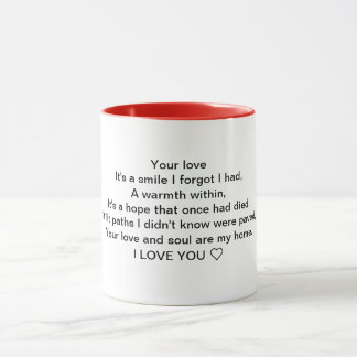 Mug Ton amour est muet
