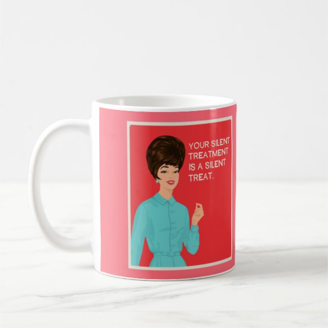 Mug Ton traitement silencieux est un régal silencieux. (Gauche)