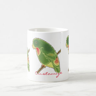 Mug Tonnerre-Cove de la Perruche verte tropicale