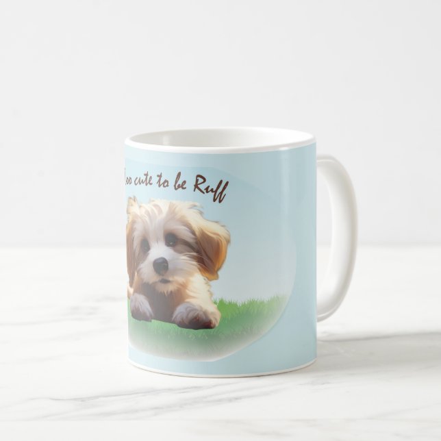 Mug Too cute for a Ruffian (Devant droit)