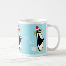 Toon Vacances Cute Retro Penguin