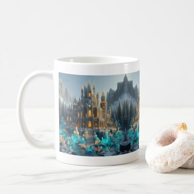 Mug Topaz et Citrine Ice Castle (Avec donut)