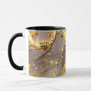 Mug - Topaz Yellow Celestial Moon