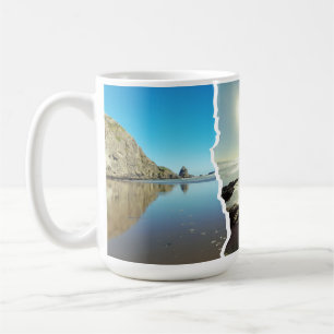 Mug Torn Triptych Auckland West Coast View