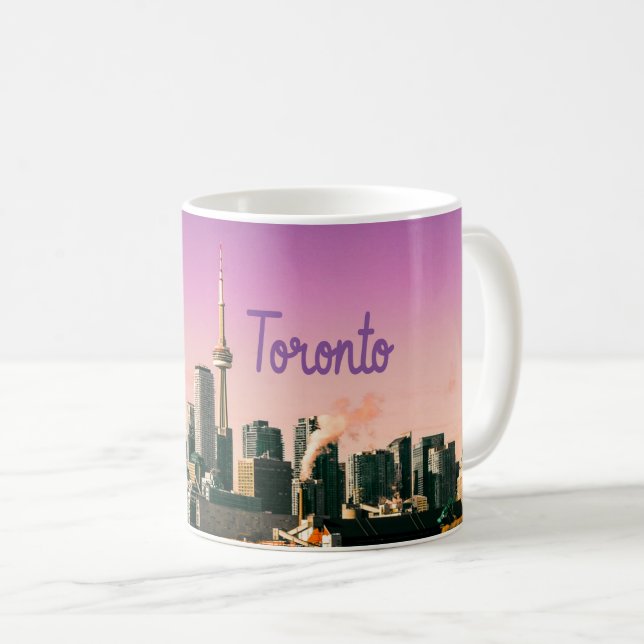 Mug Toronto Capitale de l'Ontario Canada City Skyline (Devant droit)