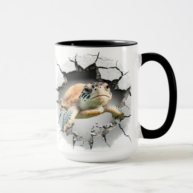 Mug tortue de mer (Droite)