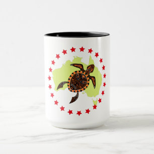 Mug Tortue De Mer Et Étoiles Astraliennes