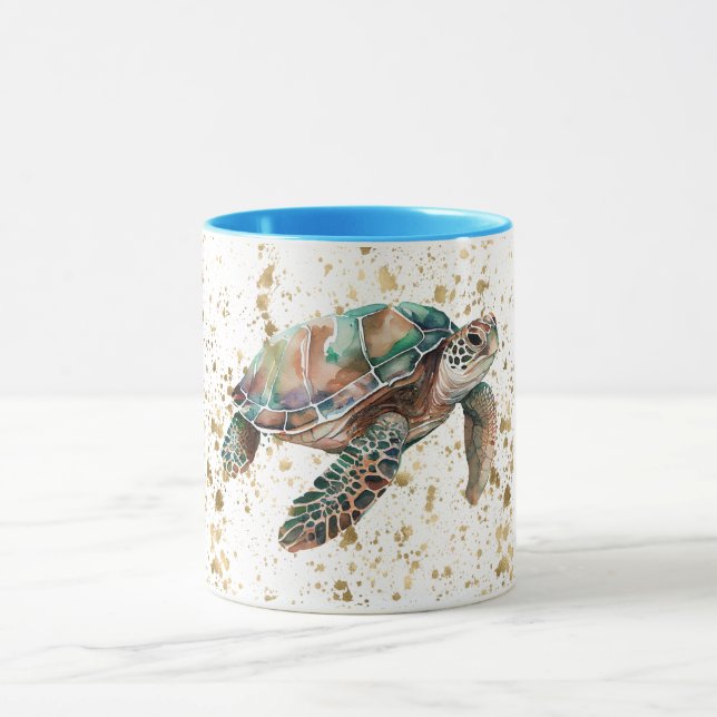 Mug Tortue de mer Gold Dream (Centre)