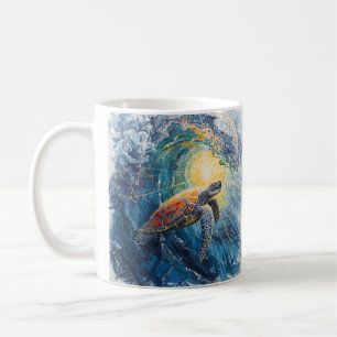 Mug Tortue de mer vitrail