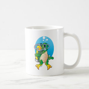 Mug Tortue de scaphandre de bande dessinée