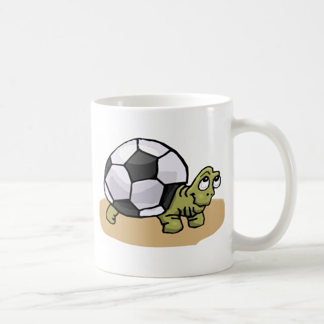 Mug Tortue du football (Droite)