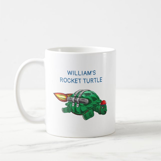 Mug Tortue fusée (Gauche)