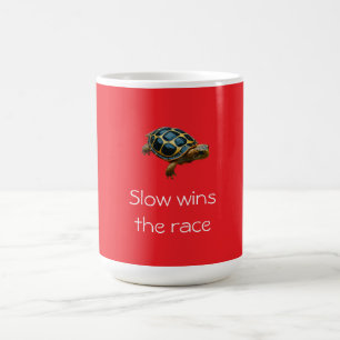 Mug Tortue Gagne la Course Lentement