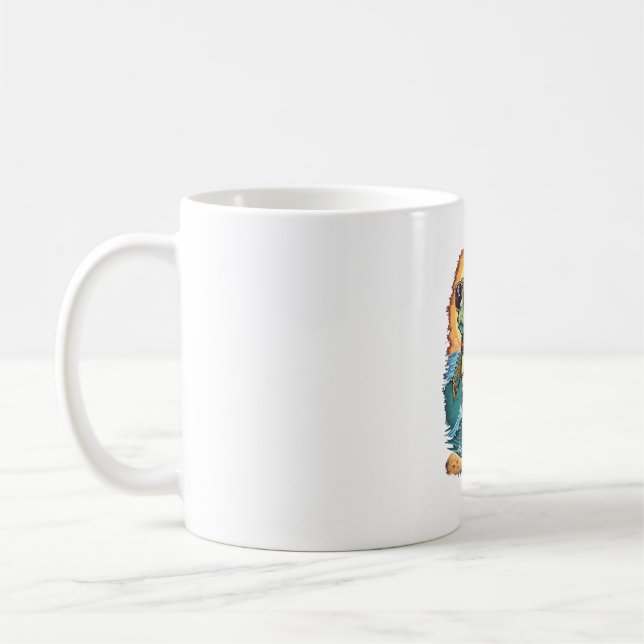 Mug Tortue Hawaiian Sea Turtles Hawaii Tropical Beach (Gauche)