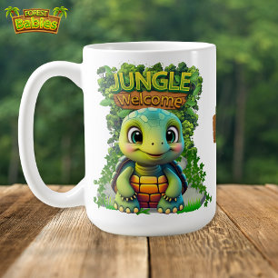 Mug Tortue mûre Whimsical Tortoise Animal 🐢 graphique