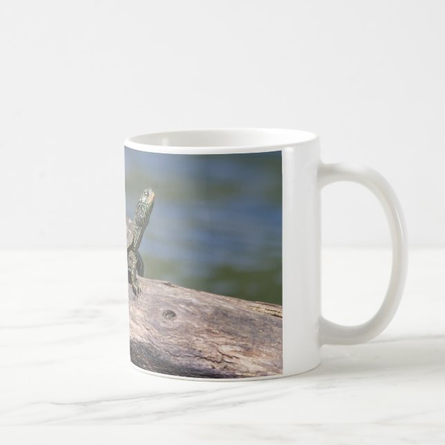 Mug Tortue peinte par jour ensoleillé (Droite)