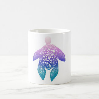 Mug Tortue pourpre de mandala