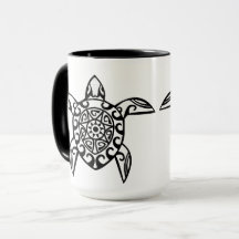 Tortue Soul - Design dessiné à la main qui incarne