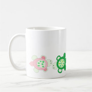 Mug Tortues de bébé nageant