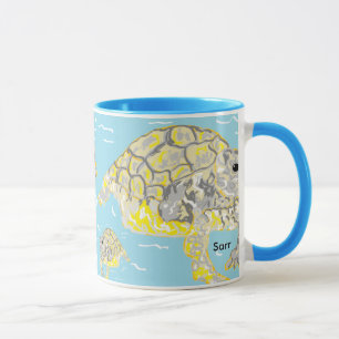 Mug Tortues de mer Combo 11 oz noires