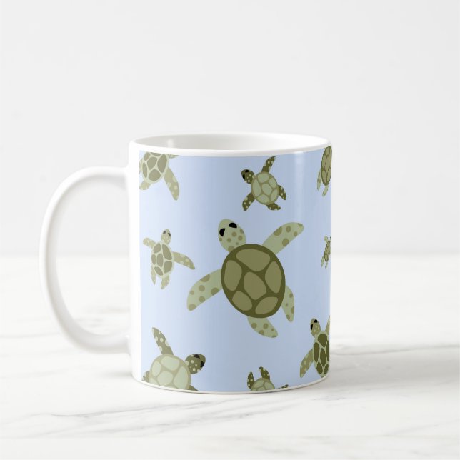 Mug Tortues de mer mignonnes (Gauche)