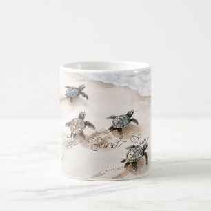 Mug Tortues de mer Sable Soleil Plage