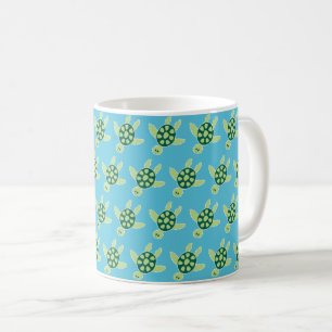 Mug Tortues de natation mignonnes Motif illustré